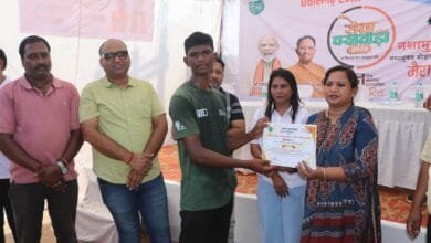 मोहला : नशामुक्त भारत के थीम पर आयोजित मैराथन दौड़, उत्साहपूर्वक शामिल हुए लोग