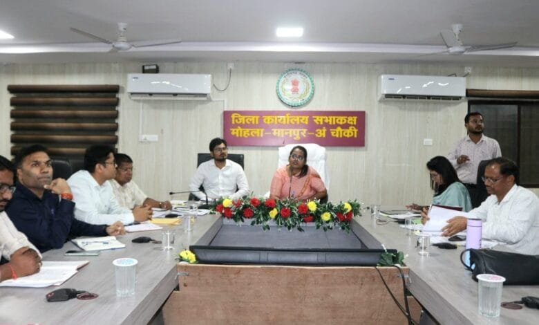 मोहला : आदि कर्मयोगी अभियान के क्रियान्वयन में लाए तेजी-कलेक्टर प्रजापति