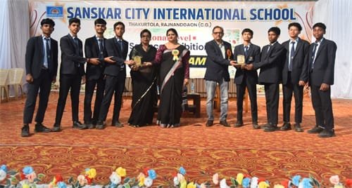 राजनांदगांव : संस्कार सिटी में सजा विज्ञान का महाकुंभ, डीपीएस रिसाली का ‘इंडक्शन हीटर’ रहा सबसे आगे