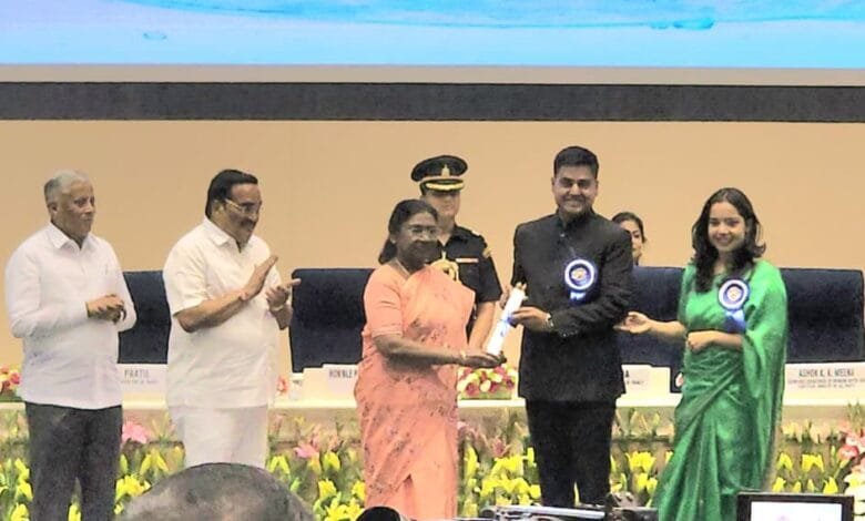 राजनांदगांव : राजनांदगांव को मिला जल के क्षेत्र में बेस्ट डिस्ट्रिक्ट पुरस्कार