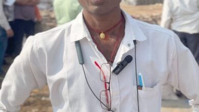 राजनांदगांव : खरीफ विपणन वर्ष 2025-26, किसान ओभीराम ने धान खरीदी केन्द्र सुकुलदैहान में बिक्री की 40 क्विंटल धान