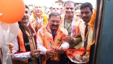 राजनांदगांव : सांसद संतोष पाण्डेय ने रामलला दर्शन अयोध्या धाम योजना अंतर्गत दुर्ग एवं बस्तर संभाग के 665 तीर्थ यात्रियों की स्पेशल ट्रेन को हरी झंडी दिखाकर किया रवाना