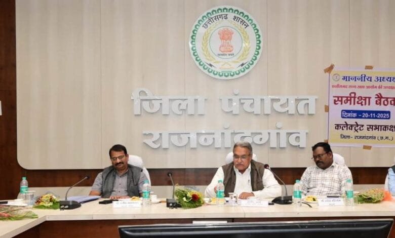 राजनांदगांव : छत्तीसगढ़ राज्य खाद्य आयोग के अध्यक्ष संदीप शर्मा ने ली अधिकारियों की बैठक