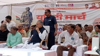 राजनांदगांव : यूनिटी मार्च में स्काउट-गाइड रोवर रेंजर्स की रही सक्रिय सहभागिता