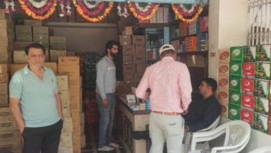 राजनांदगांव : खाद्य सुरक्षा विभाग की टीम द्वारा गणेश किराना स्टोर्स की जांच की गई