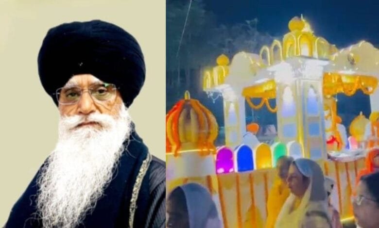 श्री गुरुनानक जयंती के उपलक्ष्य में सोमवार को विशाल नगर कीर्तन