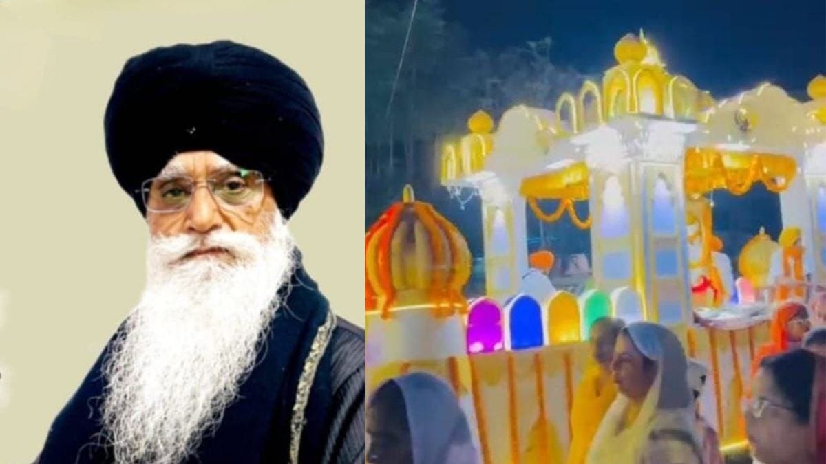 श्री गुरुनानक जयंती के उपलक्ष्य में सोमवार को विशाल नगर कीर्तन