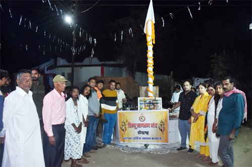 डोंगरगढ़ : संत शिरोमणि गुरु घासीदास बाबा जी की जयंती श्रद्धा व उल्लास के साथ मनाई गई