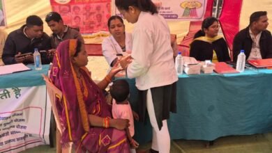 राजनांदगांव : सुशासन सप्ताह - प्रशासन गांव की ओर के तहत ग्राम मडियान में शिविर आयोजित