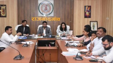 राजनांदगांव : शासन की विभिन्न योजनाओं के तहत जिले तथा शहर के विकास के लिए सभी अधिकारी प्रतिबद्धतापूर्वक करें कार्य : कलेक्टर