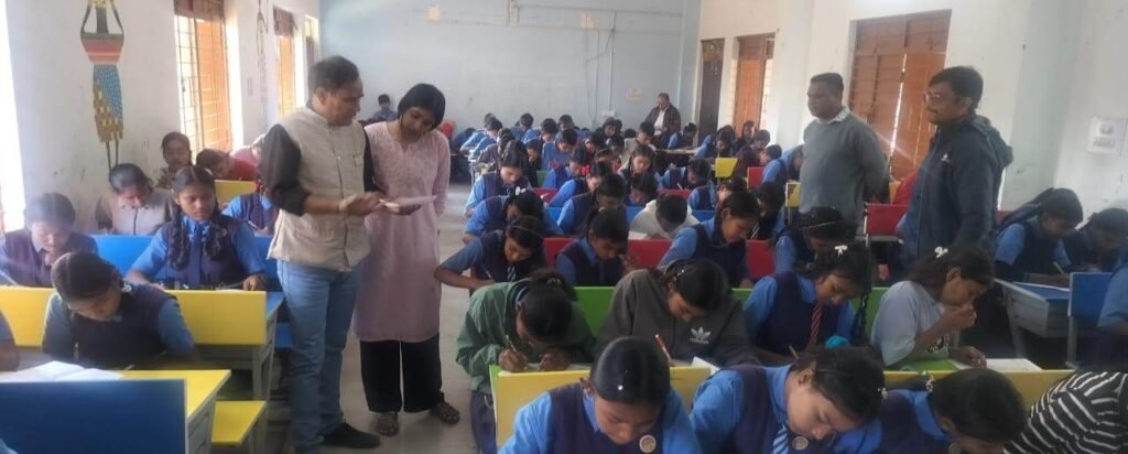 राजनांदगांव : जेएनवी एवं एनएमएमएसई द्वितीय मॉक टेस्ट का हुआ आयोजन