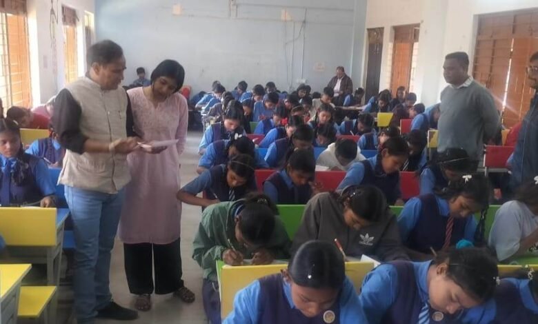 राजनांदगांव : जेएनवी एवं एनएमएमएसई द्वितीय मॉक टेस्ट का हुआ आयोजन