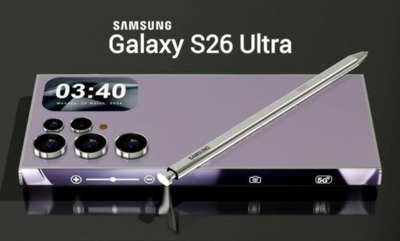 Samsung Galaxy S26 Ultra लीक: 6.9 इंच फ्लैट डिस्प्ले, 200MP कैमरा, स्लिम डिजाइन और भारत में संभावित कीमत