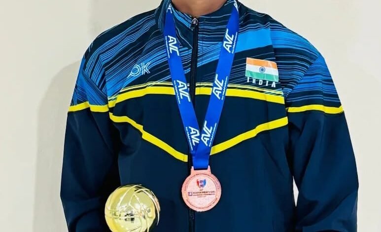 अंडर-15 वर्ल्ड स्कूल वॉलीबॉल चैंपियनशिप में अब्दुल्लाह ने भारत के लिए कांस्य पदक जीता