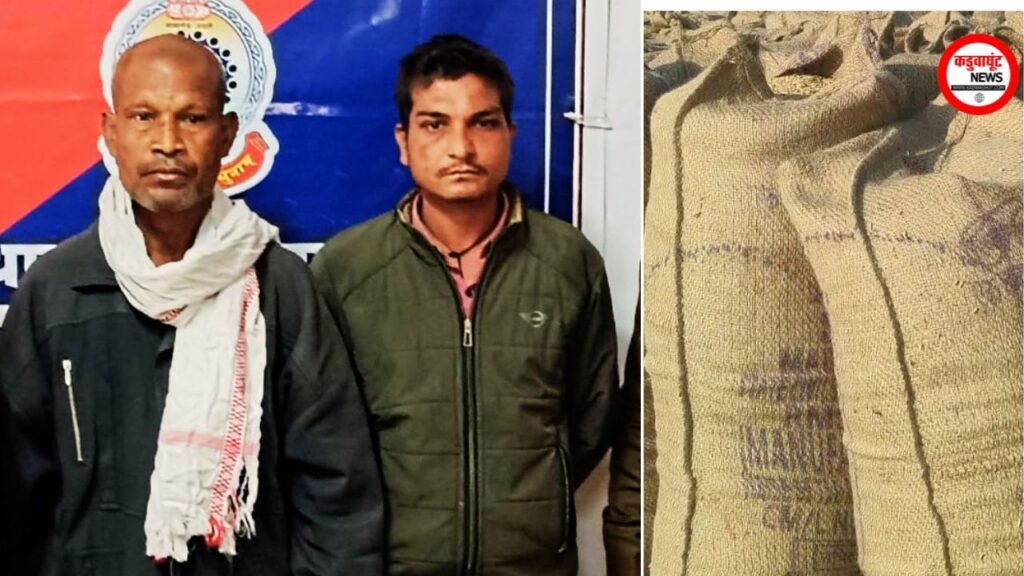 राजनांदगांव: धान चोरी के दो आरोपी गिरफ्तार, भेजे गए जेल