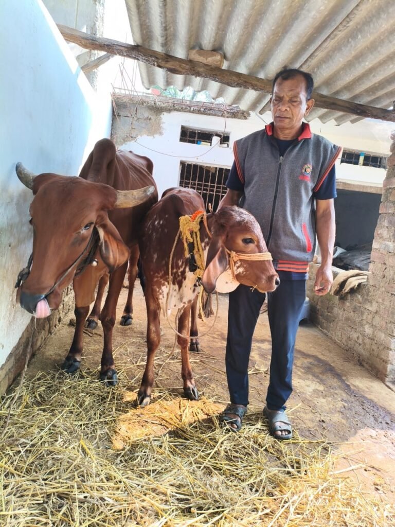  मोहला : राष्ट्रीय कृत्रिम गर्भाधान कार्यक्रम से बदल गई हरीश चंद्र पैंकरा की जिंदगी