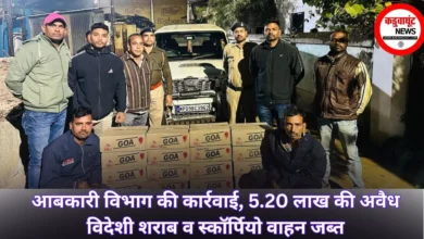 आबकारी विभाग की कार्रवाई