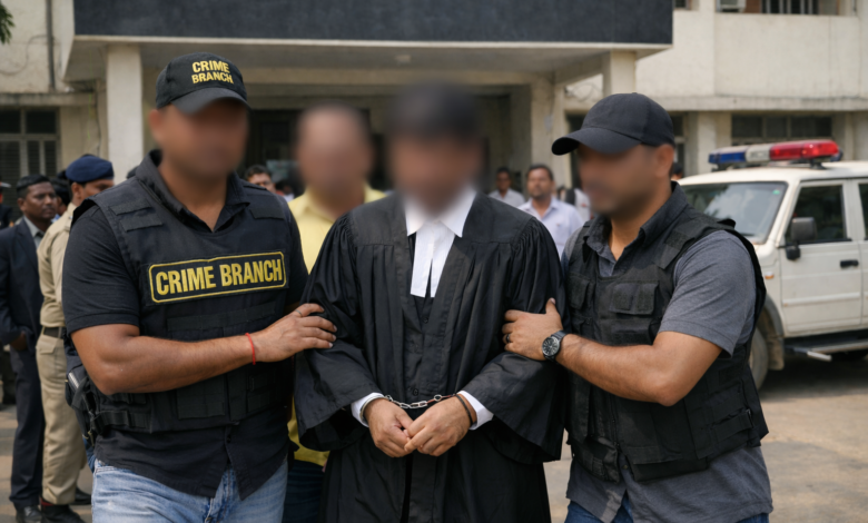 राजनांदगांव: न्यायालय परिसर में संदिग्ध गतिविधि, गाऊन पहनकर घूम रहे व्यक्ति को क्राइम ब्रांच ले गई