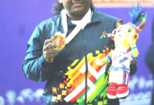 CG : खेलो इंडिया ट्राइबल गेम्स 2026 : 86 किलोग्राम भारोत्तोलन में महाराष्ट्र की साक्षी बुरकुले ने जीता स्वर्ण