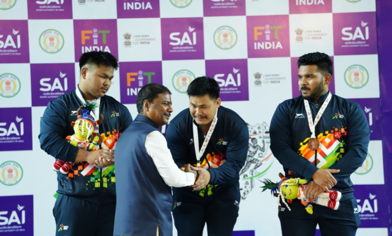 CG : खेलो इंडिया ट्राइबल गेम्स 2026: वेटलिफ्टिंग स्पर्धा में अरुणाचल पुरुष और असम महिला वर्ग में ओवरऑल चैम्पियन