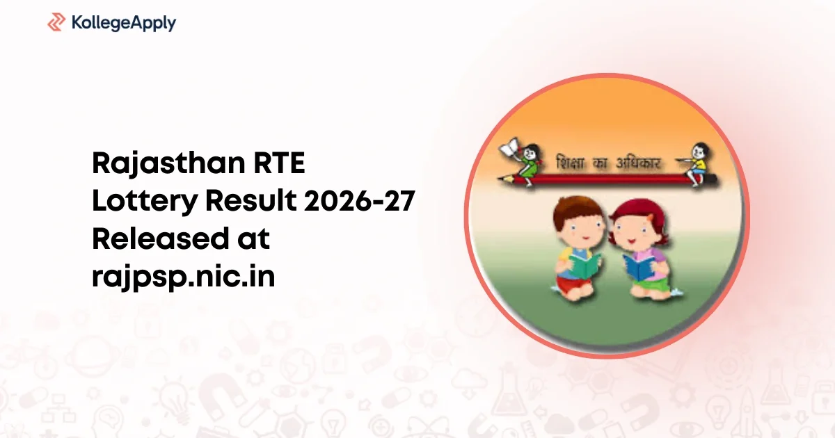 Rajasthan RTE Lottery Result 2026-27 जारी: 6.34 लाख बच्चों का इंतज़ार खत्म, rajpsp.nic.in पर करें चेक