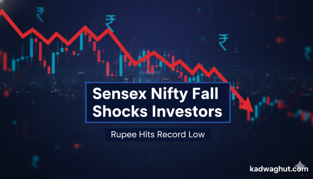 Sensex Nifty fall stock market crash India investors news