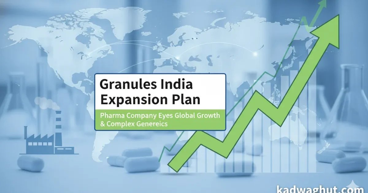 Granules India Expansion Plan pharma company global growth strategy