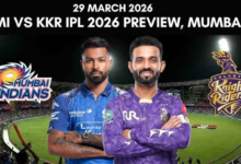 IPL Today Match 29 March 2026: MI vs KKR IPL 2026: आज Wankhede में होगा महाकाल का खेल Bumrah vs Narine कौन मारेगा बाजी