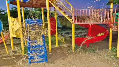 राजनांदगांव : गार्डन में झूले बदहाल, मरम्मत के अभाव में बच्चों की सुरक्षा खतरे में….