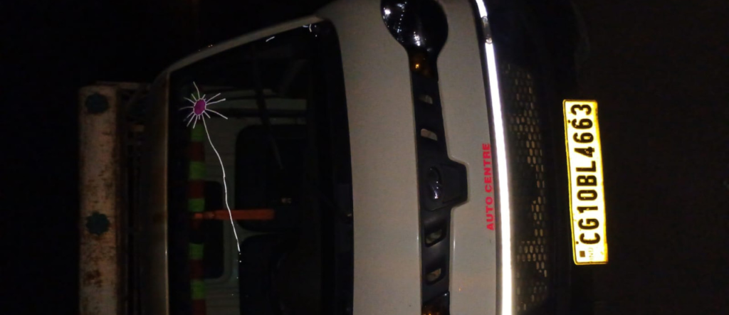 CG : लकड़ी के अवैध परिवहन पर कार्रवाई, पिकअप वाहन जब्त