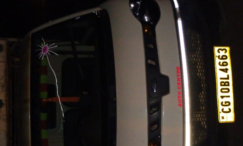 CG : लकड़ी के अवैध परिवहन पर कार्रवाई, पिकअप वाहन जब्त