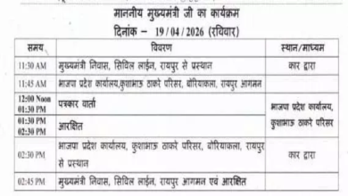 CG : बीजेपी दफ्तर में आज CM साय करेंगे प्रेस कॉन्फ्रेंस…