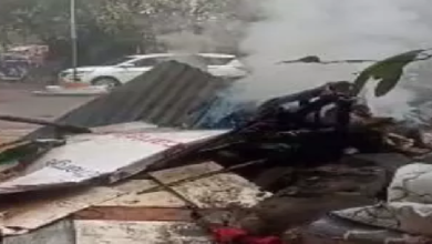 CG : रायपुर : तकिया रजाई दुकान के पास लगी आग…