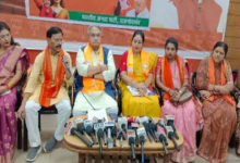 राजनांदगांव : विपक्ष के राजनीतिक स्वार्थ के कारण नारी शक्ति वंदन अधिनियम अधूरा…