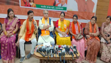 राजनांदगांव : विपक्ष के राजनीतिक स्वार्थ के कारण नारी शक्ति वंदन अधिनियम अधूरा…