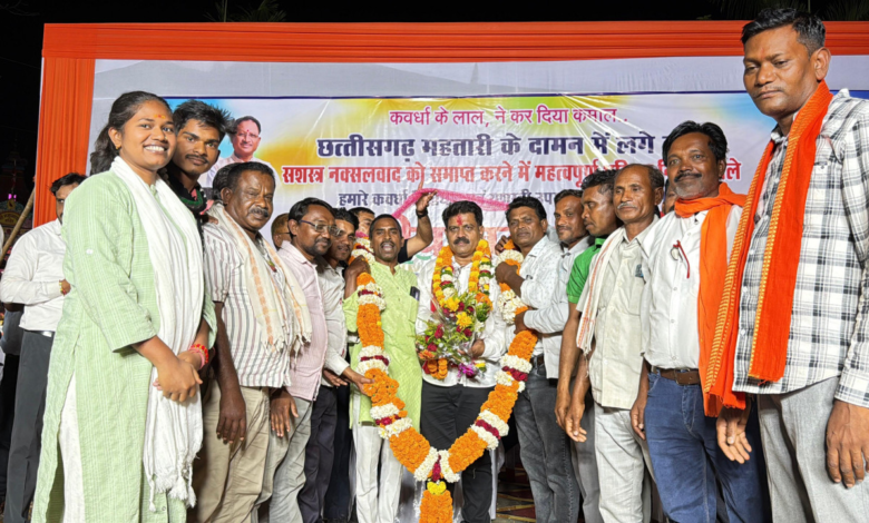 CG : छत्तीसगढ़ सशस्त्र नक्सलवाद से मुक्ति पर उप मुख्यमंत्री विजय शर्मा का हुआ भव्य ऐतिहासिक अभिनंदन