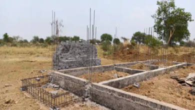 राजनांदगांव : महतारी सदन भवन के निर्माण में लापरवाही, गुणवत्ता भी दरकिनार…