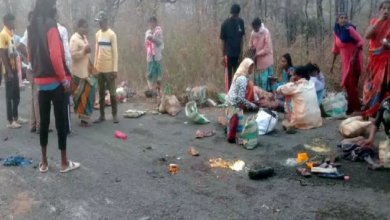 CG : बीजापुर में मालवाहक पलटा, 15 मजदूर गंभीर रूप से घायल …