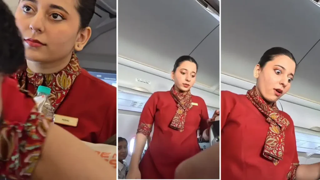 Air hostess Viral Vide