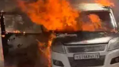 CG : सरायपाली में कार में लगी आग, कूदने से चालक का जान बचा …