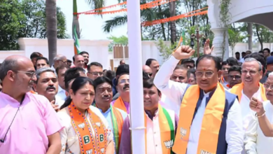 CG : CM विष्णुदेव साय ने भाजपा का स्थापना दिवस मनाया ...