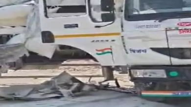 CG : ट्रेलर और ट्रक की भिड़ंत, ड्राइवर की मौत …