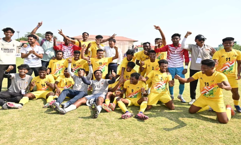 CG : फुटबॉल में छत्तीसगढ़ को रजत पदक …