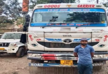 CG : अवैध खनिज परिवहन पर कार्रवाई, रेत से भरे 2 वाहन जब्त …