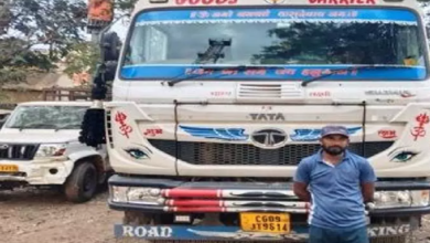 CG : अवैध खनिज परिवहन पर कार्रवाई, रेत से भरे 2 वाहन जब्त …