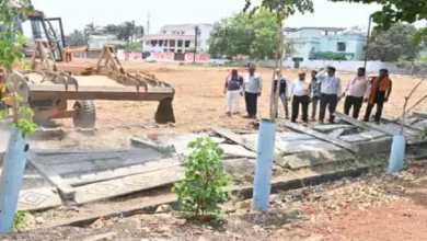 CG : भिलाई में अवैध प्लाटिंग पर चला बुलडोजर …