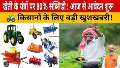 Kisan Machinery Subsidy