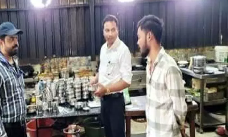 CG : खाद्य व औषधि प्रशासन विभाग ने ढाबों और किराना दुकान का औचक निरीक्षण …