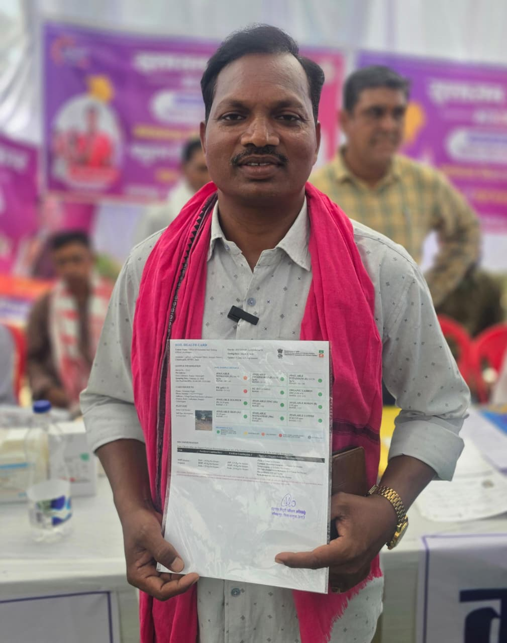 CG : सुशासन तिहार में मिला सॉइल हेल्थ कार्ड, आधुनिक खेती से बढ़ा नेवल साय कुजूर का मुनाफा