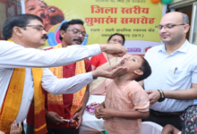 CG : महापौर एवं सभापति ने बच्चों को पिलाई पोलियो की दो बूंद, अभियान का हुआ शुभारंभ